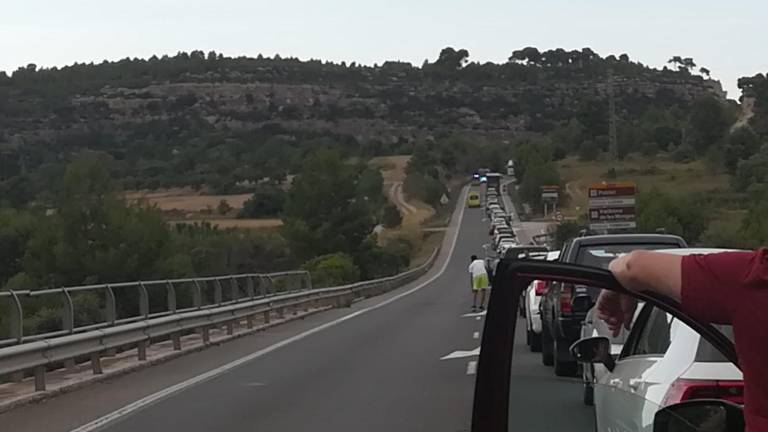 L'accident ha estat en aquest tram de la C-14.