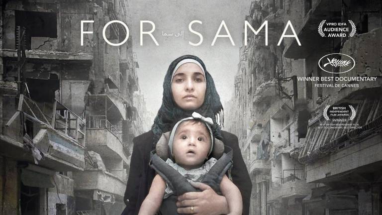 Cartell de la pel·lícula 'For Sama' que es pot veure al Cinema Rambla de l'Art.