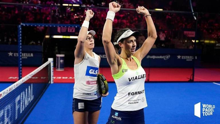 Lucía Sáinz y Marta Marrero. FOTO: World Padel Tour