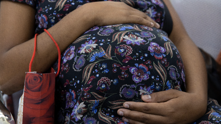 Una mujer embarazada. FOTO: EFE