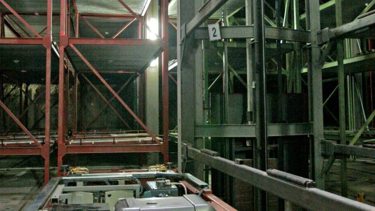 Imagen de archivo de la maquinaria que está en el interior del no parking Jaume I. FOTO: PERE FERRÉ