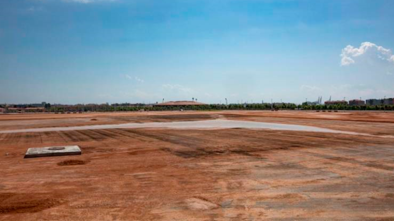 Los terrenos donde irá ubicada la Ciudad Deportiva del Nàstic. Foto: Àngel Ullate
