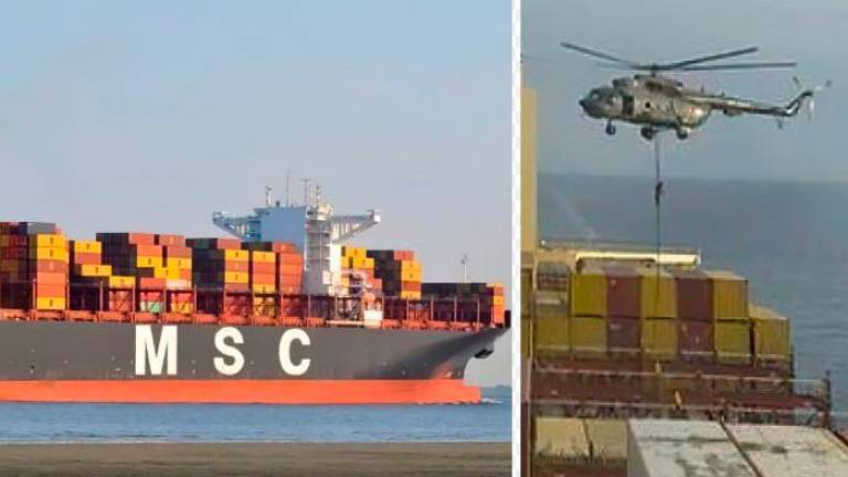 El carguero capturado por Irán. Foto: cedida