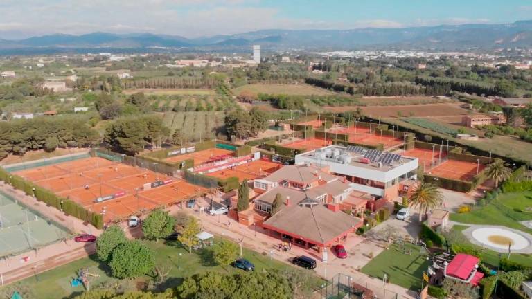 Panorámica de las instalaciones del Club Tennis Reus Monterols, donde se celebrará el Catalonia Open del 1 al 7 de mayo. Foto: Cedida