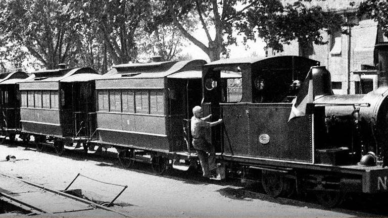 Imatge de l’històric tren del Carrilet. Foto: Ajuntament de Reus