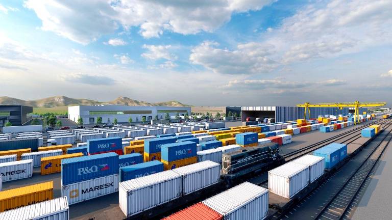 Render de la Plataforma Logística i Industrial La Melusa, a Tamarit de Litera. FOTO: Cedida