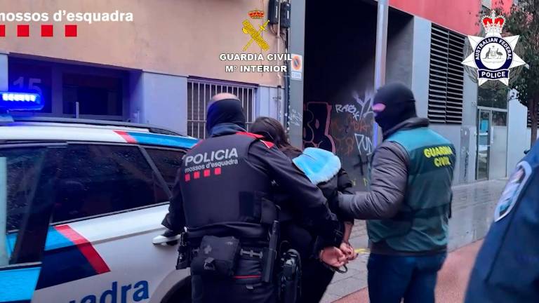 Una de las personas detenidas. Foto: Cedida