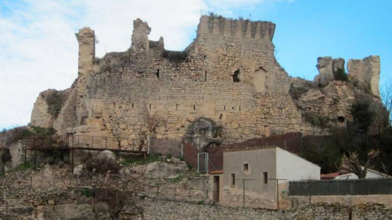 El castell de Querol va ser declarat com a bé cultural d’interès nacional (BCIN). Foto: Cedida