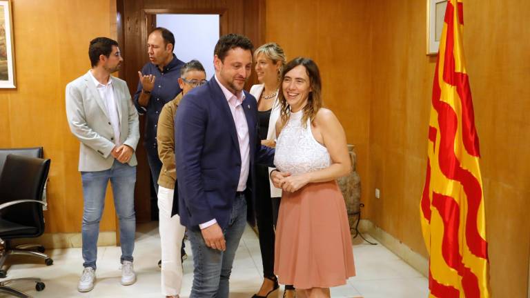 Rubén Viñuales y Sandra Guaita lideran los primeros pasos de la futura Àrea Metropolitana. Foto: Pere Ferré