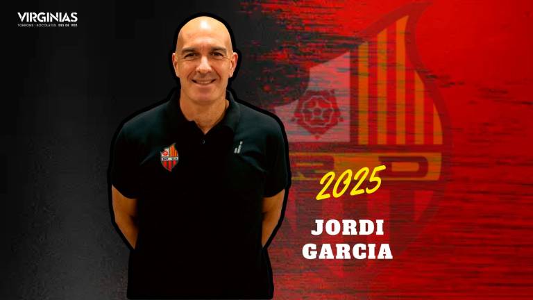 El Reus Deportiu anunció la renovación de Jordi Garcia con este cartel. FOTO: Reus Deportiu