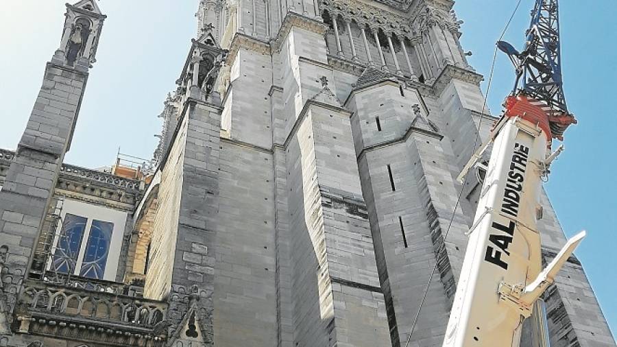 La catedral de Notre-Dame va patir un greu incendi el 15 d&rsquo;abril. FOTO: Antoni Batista
