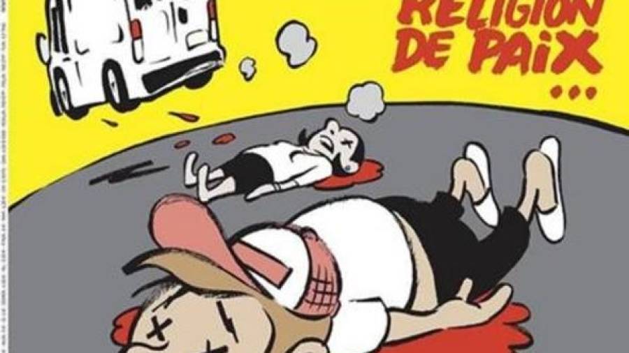 Portada de Charlie Hébdo con motivo de los atentados en Barcelona