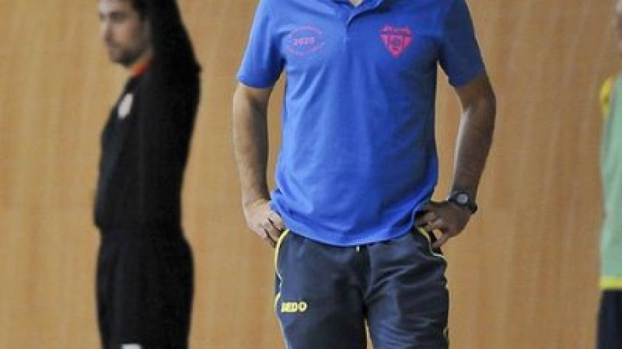 El entrenador del Salou FS, Jordi Tuset. Foto: Andrés Antúnez