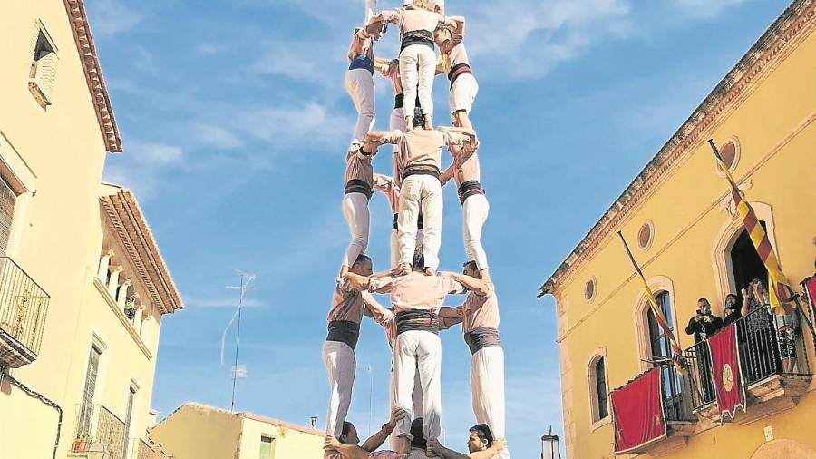 4de8 dels Xiquets de Tarragona a la Diada de Sant Mart&iacute; d&rsquo;Altafulla, una de les &uacute;ltimes diades de la temporada. FOTO: Mart&iacute; Castillejo
