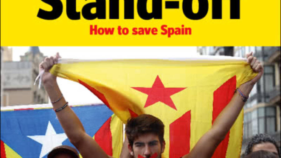 Portada sobre Catalunya de l'edició europea del setmanari britànic 'The Economist'. FOTO: ACN