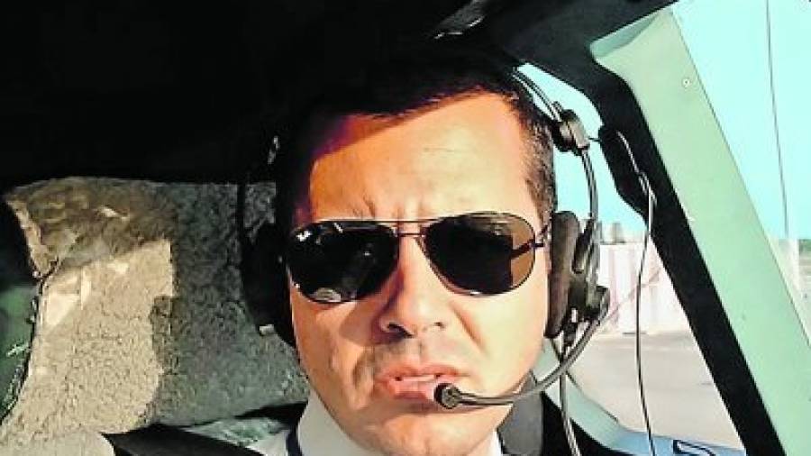 Iván Chirivella, piloto de Vueling desde hace siete años. Foto: Cedida