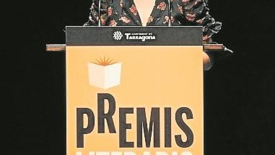 Laia Malo, guanyadora del premi de traducció. Foto: Alfredo González