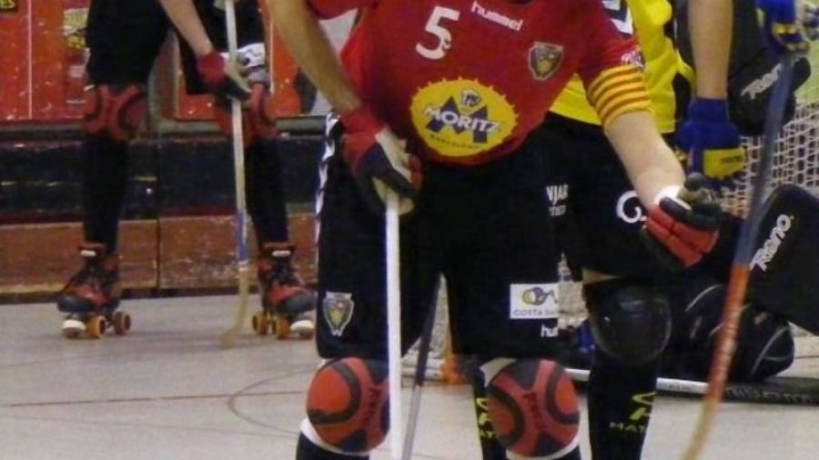 Lluís Ferrer, en un partido de esta temporada. Foto: DT
