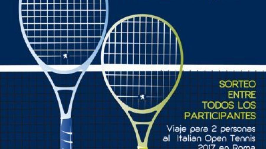 Entre todos los participantes, se sorteará un viaje para dos personas para presenciar la edición 2017 del Internazionali BNL D'Italia.