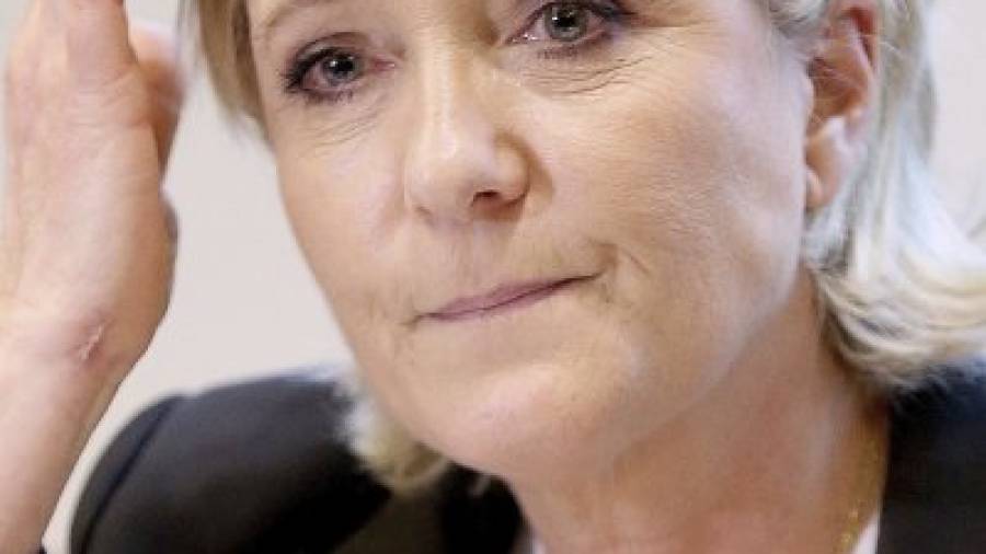 La ultraderechista francesa Marine Le Pen. FOTO: EFE