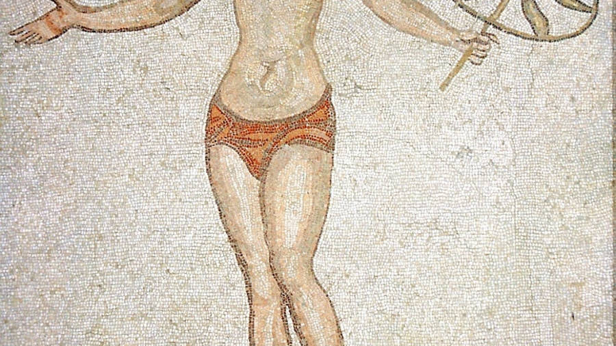 Mosaico del siglo IV encontrado en Sicilia. Foto: DT