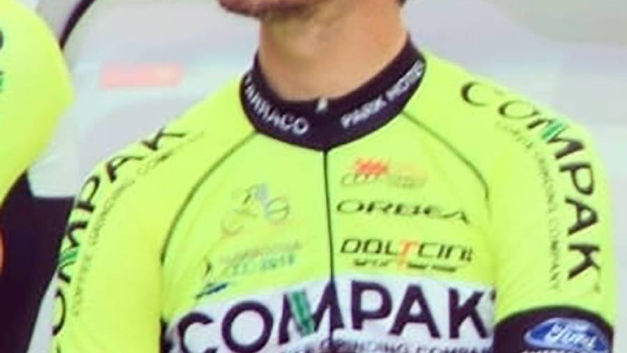 Modest Capell, en el podio como campeón de Catalunya Sub-23 de contrarreloj. FOTO: INSTAGRAM