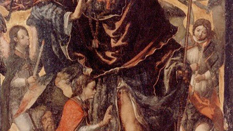 Pintura de Sant Roc, possiblement procedent del desaparegut altar dedicat a ell a la catedral de Tarragona