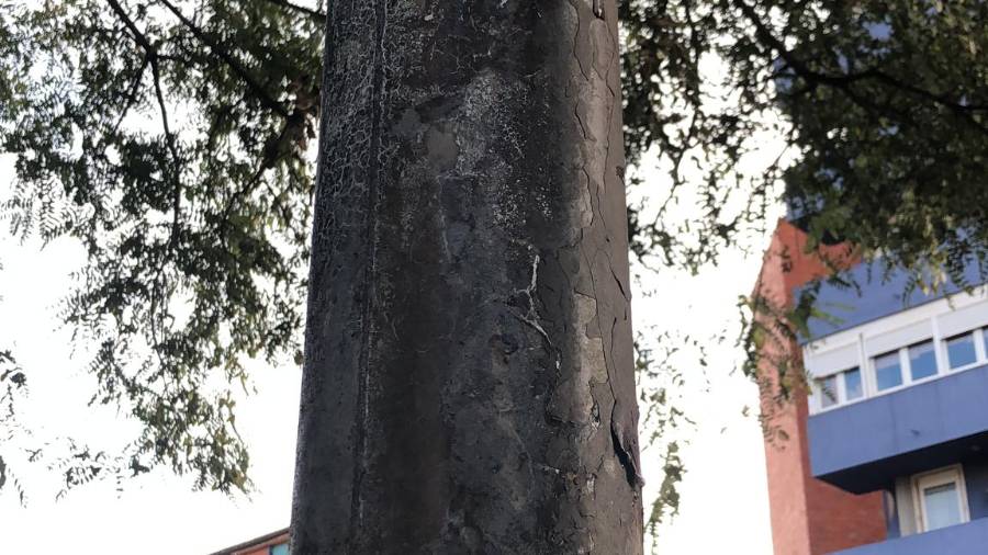 Arden cinco contenedores en el barrio Gaudí de Reus