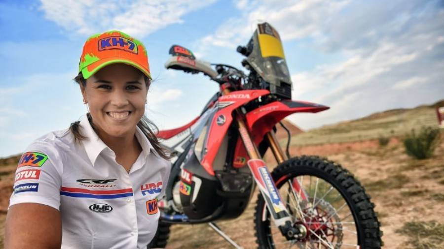 Laia Sanz es pilota de trial, enduro y rally.