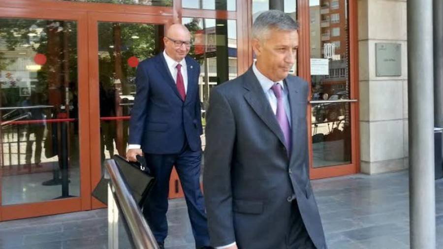 Ramon Llobet, el pasado mes de octubre, a su salida de los juzgados de Reus. Foto: ACN
