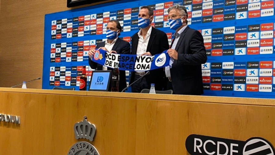 Vicente Moreno fue presentado como técnico del RCD Espanyol. FOTO: RCD ESPANYOL