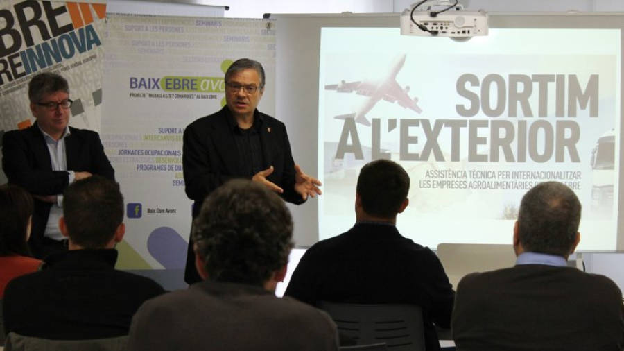 Imatge de la presentació de l´anterior edició, amb el president del Consell Daniel Andreu. FOTO: CONSELL COMARCAL DEL BAIX EBRE