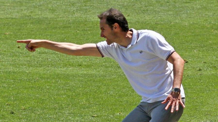 El entrenador valenciano ha conseguido el deseado ascenso a Segunda división en la temporada 2014-15 con el Nàstic. Foto: Lluís Milián