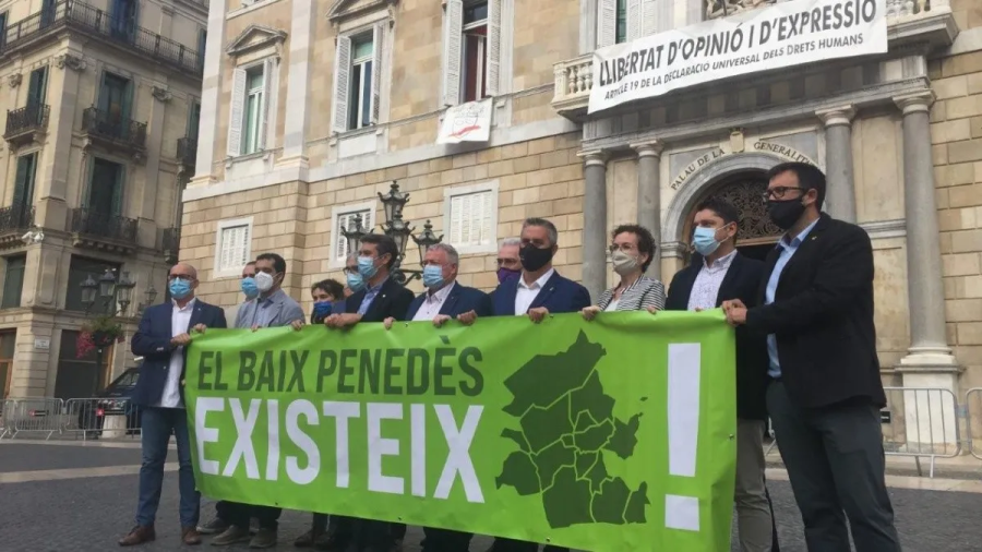 Los alcaldes del Baix Penedès protestaron ante la Generalitat.