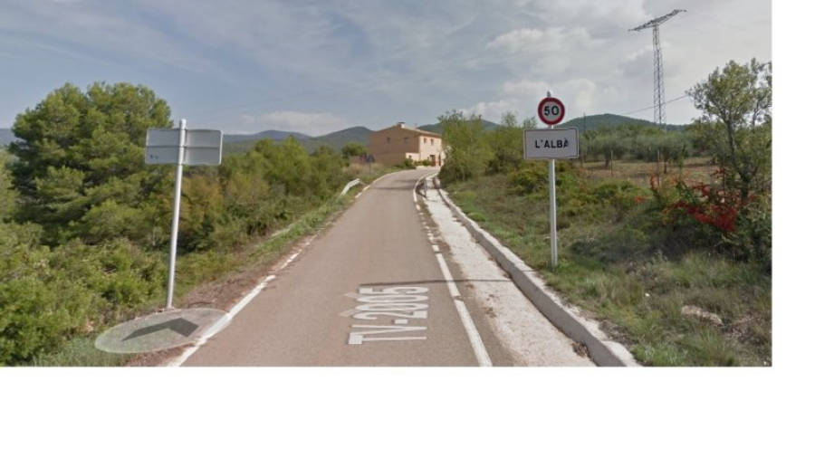 L'Albà és un petit nucli urbà situat a diversos quilòmetres d'Aiguamúrcia. Foto: Google Maps