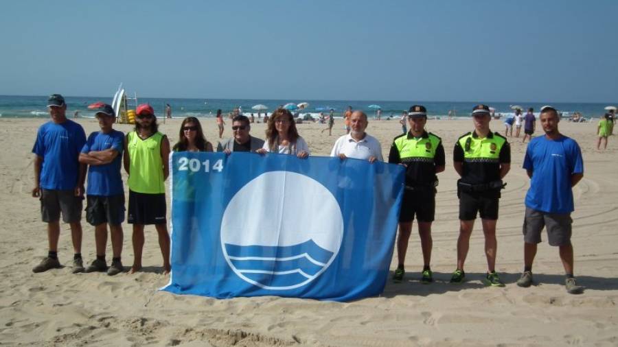 La playa de la Llosa de Cambrils incorporará una bandera azul para esta temporada. Foto: Pere Ferré
