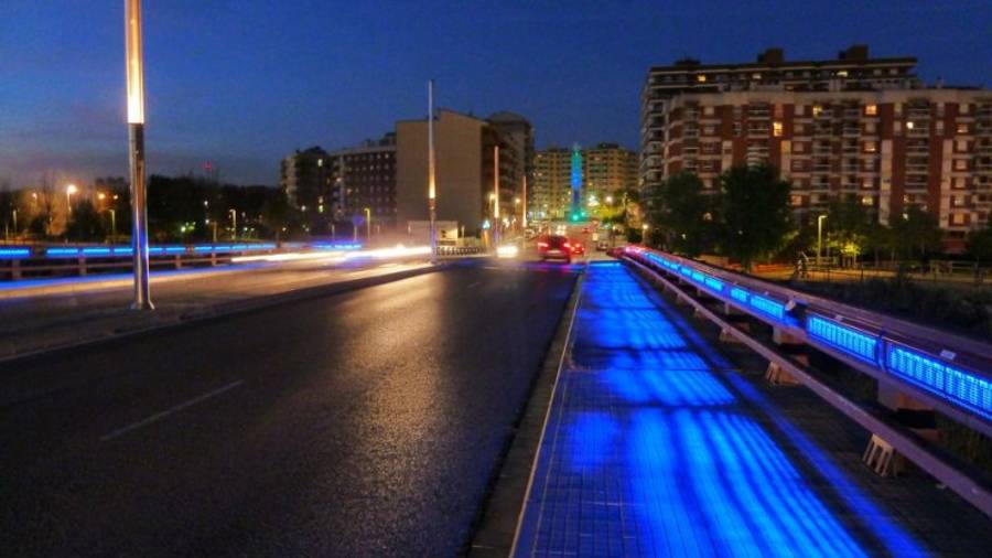 El puente de Santa Tecla donde cayeron los jóvenes. Foto: Aj. Tarragona