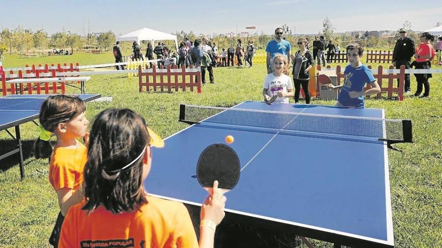  El ping-pong tambi&eacute;n estuvo presente como disciplina.