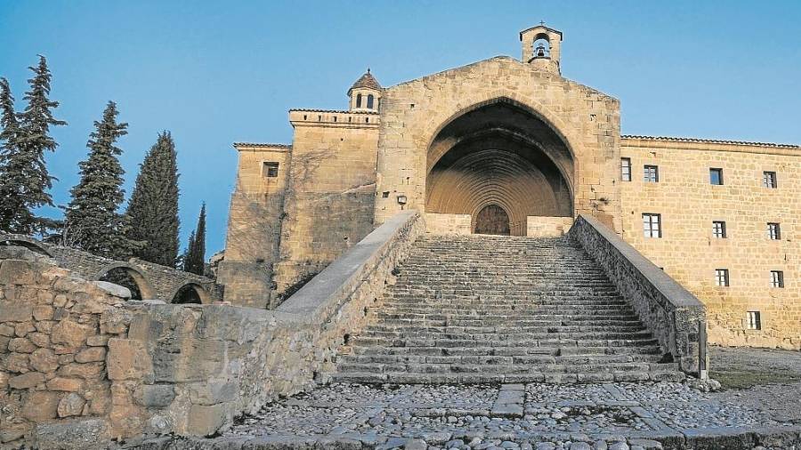 Sant Salvador d’Horta - Entrada al convento. Foto: ‘Chopo’ García-Die