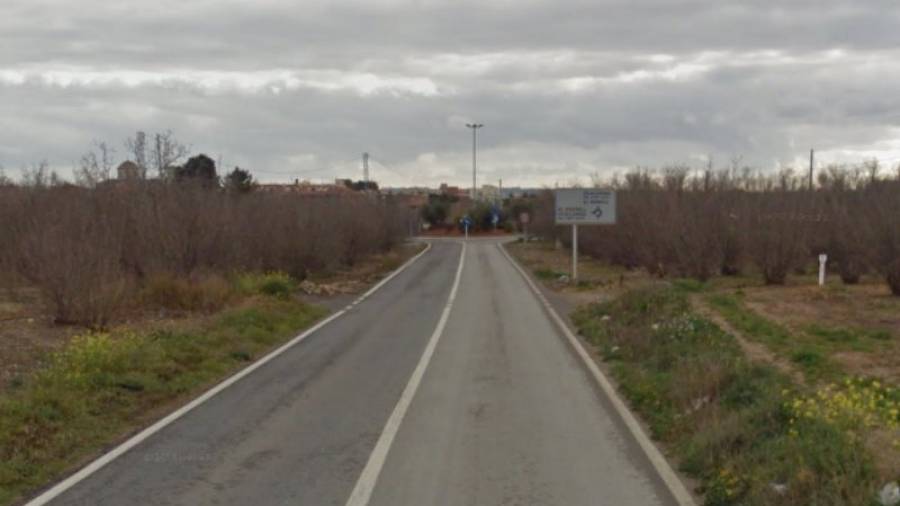 Imatge de la carretera TV-7223, a Vilallonga del Camp. Foto: Google Street View