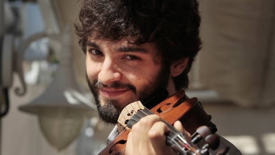 L´Apel·les Carod s´ha llicenciat en violí jazz a l´Escola Superior de Música de Catalunya. Foto: Pere Ferré