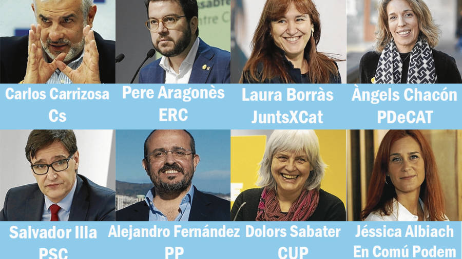 Imagen de los candidatos por Barcelona. DT