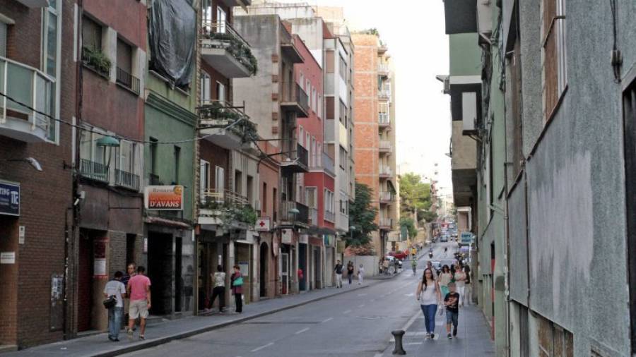 Imagen de archivo de la calle Estanislau Figueres. FOTO: LLUÍS MILIÁN