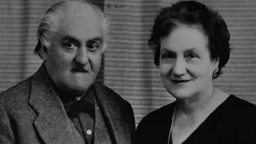 Dachs y su esposa Consol Rovirosa.