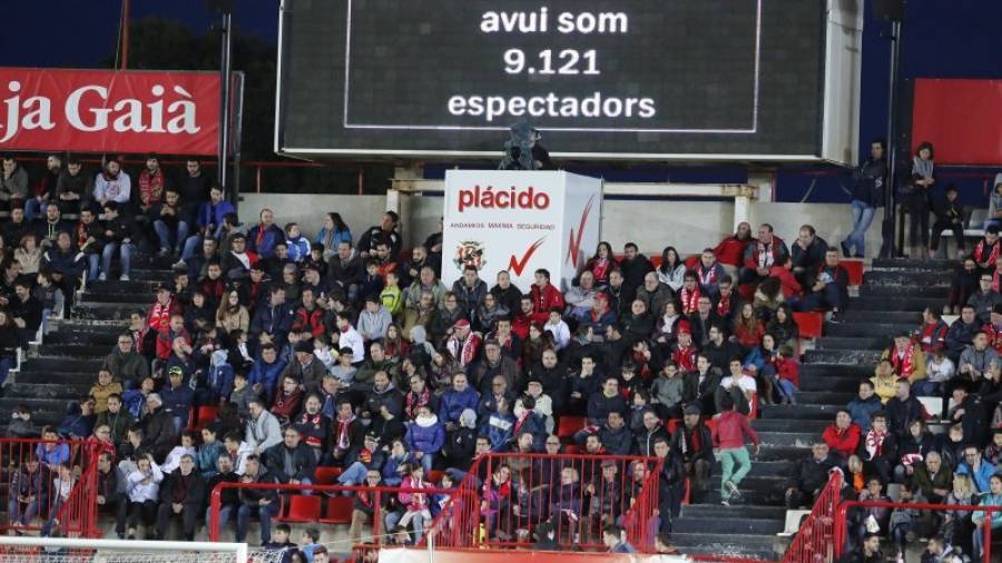 El Nàstic-Córdoba registró una asistencia récord esta temporad. FOTO: Pere Ferré