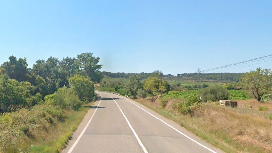 La carretera on ha tingut lloc l’accident. Foto: Google Maps