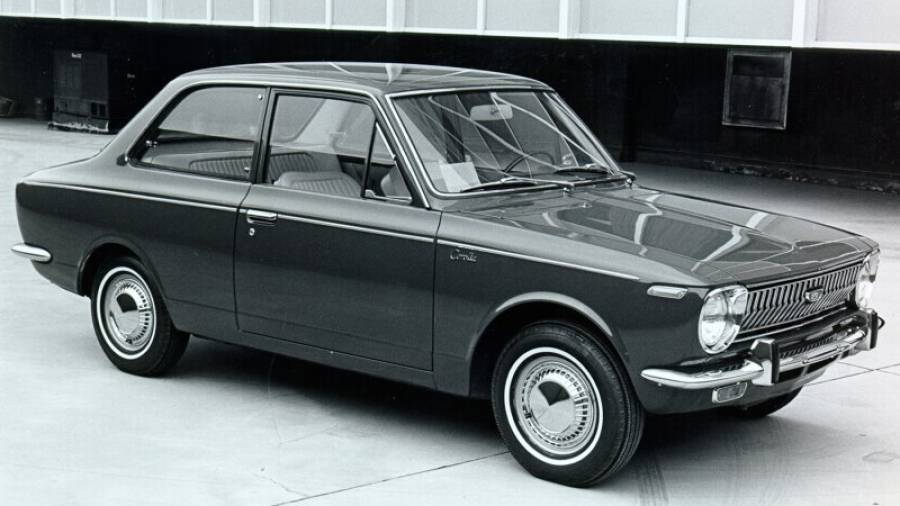 Las diferentes generaciones de Toyoa Corolla (1969).