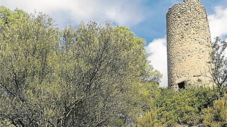El poble de Fullola es va abandonar al segle XVII. Destaca la seua torre que encara es conserva, que dataria del segle XIII. &nbsp;FOTO: Joan Revillas