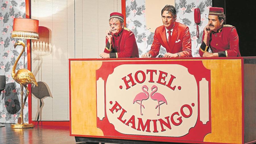 Ensayo de ‘Hotel Flamingo’. FOTO: A. González