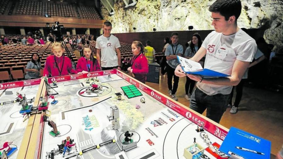 La First Lego League es una competición que quiere fomentar la ingeniería entre los pequeños. Foto: Pere Ferré
